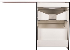 Style Line Мебель для ванной Даймонд 120 L Glass Люкс Plus черная – фотография-7